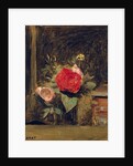 Bouquet of Flowers in a Glass beside a Tobacco Pot, c.1873-74 by Jean Baptiste Camille Corot