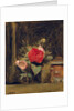 Bouquet of Flowers in a Glass beside a Tobacco Pot, c.1873-74 by Jean Baptiste Camille Corot