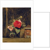 Bouquet of Flowers in a Glass beside a Tobacco Pot, c.1873-74 by Jean Baptiste Camille Corot