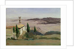 Volterra, Church and Bell Tower, 1834 by Jean Baptiste Camille Corot