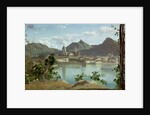 The Town and Lake Como, 1834 by Jean Baptiste Camille Corot