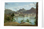 The Town and Lake Como, 1834 by Jean Baptiste Camille Corot