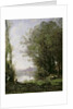 The Goatherd beside the Water by Jean Baptiste Camille Corot