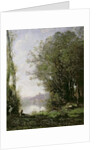 The Goatherd beside the Water by Jean Baptiste Camille Corot