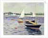 Sailing Boats at Argenteuil, 1891 by Gustave Caillebotte
