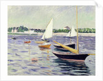 Sailing Boats at Argenteuil, 1891 by Gustave Caillebotte