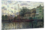 The Dam at Zaandam, Evening, 1871 by Claude Monet