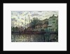 The Dam at Zaandam, Evening, 1871 by Claude Monet