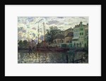 The Dam at Zaandam, Evening, 1871 by Claude Monet
