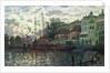 The Dam at Zaandam, Evening, 1871 by Claude Monet