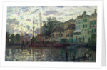 The Dam at Zaandam, Evening, 1871 by Claude Monet