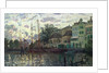 The Dam at Zaandam, Evening, 1871 by Claude Monet