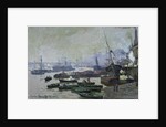 Boats in the Pool of London, 1871 by Claude Monet
