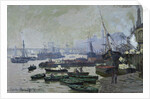 Boats in the Pool of London, 1871 by Claude Monet