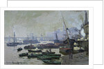 Boats in the Pool of London, 1871 by Claude Monet