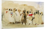 Procession of Musicians in Tangier by Ferdinand Victor Eugene Delacroix