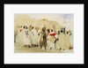 Procession of Musicians in Tangier by Ferdinand Victor Eugene Delacroix