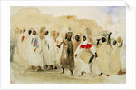 Procession of Musicians in Tangier by Ferdinand Victor Eugene Delacroix