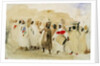 Procession of Musicians in Tangier by Ferdinand Victor Eugene Delacroix