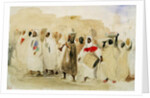 Procession of Musicians in Tangier by Ferdinand Victor Eugene Delacroix