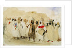 Procession of Musicians in Tangier by Ferdinand Victor Eugene Delacroix
