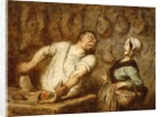 The Butcher, Montmartre Market, c.1857-58 by Honore Daumier