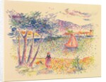 Sailing Boats at the Seaside by Henri-Edmond Cross
