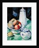Still Life with Teapot and Fruit on a green Tablecloth, c.1913 by Samuel John Peploe