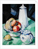Still Life with Teapot and Fruit on a green Tablecloth, c.1913 by Samuel John Peploe