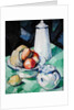Still Life with Teapot and Fruit on a green Tablecloth, c.1913 by Samuel John Peploe