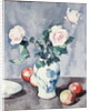 Still Life of Roses in a Blue and White Vase by Samuel John Peploe
