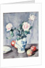 Still Life of Roses in a Blue and White Vase by Samuel John Peploe