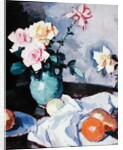 Pink Roses in a Green Jug, c.1926 by Samuel John Peploe