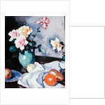 Pink Roses in a Green Jug, c.1926 by Samuel John Peploe