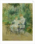 In the Garden, c.1885 by Berthe Morisot
