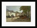 Animal Market at Daoulas, 1869 by Eugene Louis Boudin