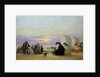 Beach Scene, Evening, 1864 by Eugene Louis Boudin
