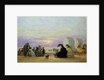 Beach Scene, Evening, 1864 by Eugene Louis Boudin