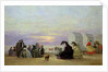 Beach Scene, Evening, 1864 by Eugene Louis Boudin