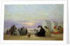 Beach Scene, Evening, 1864 by Eugene Louis Boudin
