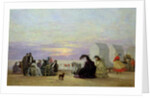 Beach Scene, Evening, 1864 by Eugene Louis Boudin