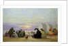 Beach Scene, Evening, 1864 by Eugene Louis Boudin