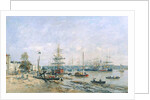 Bordeaux - Quay and Port, 1874 by Eugene Louis Boudin