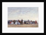 Beach Scene near Trouville, c.1863-66 by Eugene Louis Boudin