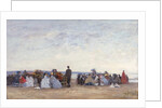 Beach Scene near Trouville, c.1863-66 by Eugene Louis Boudin