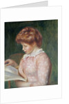 Young Girl Reading by Pierre Auguste Renoir