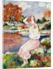 Bather, 1885 by Pierre Auguste Renoir
