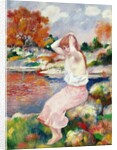 Bather, 1885 by Pierre Auguste Renoir