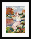 Bather, 1885 by Pierre Auguste Renoir