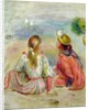 Young Girls on the Beach, c.1898 by Pierre Auguste Renoir